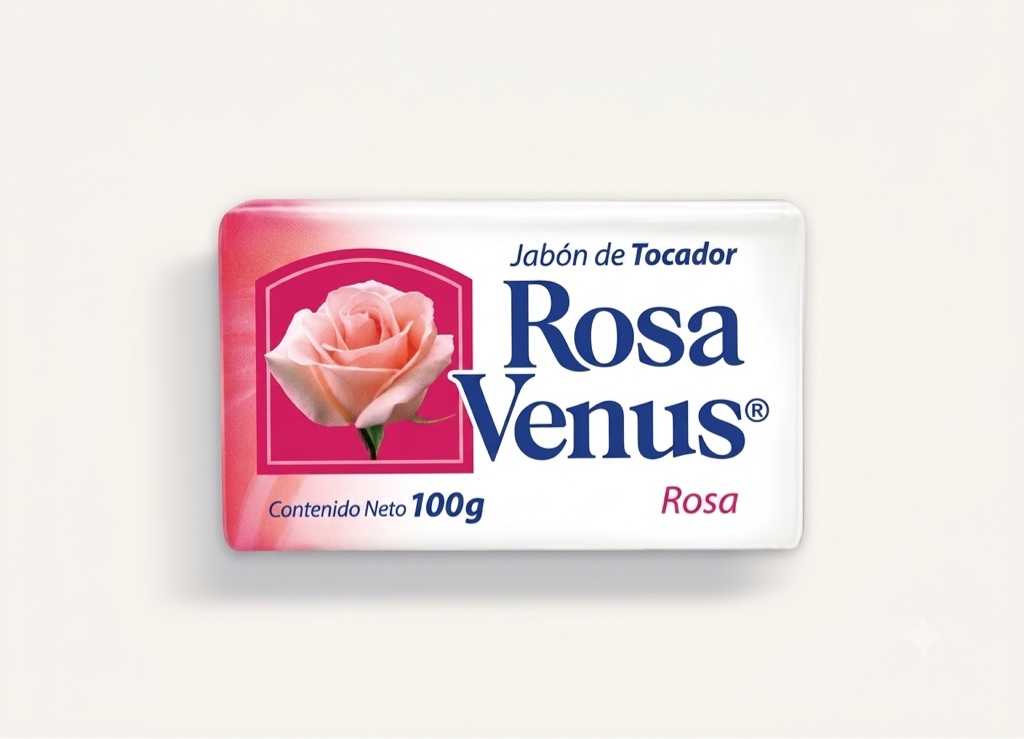 Jabón de Tocador Rosa Venus Rosa 100g