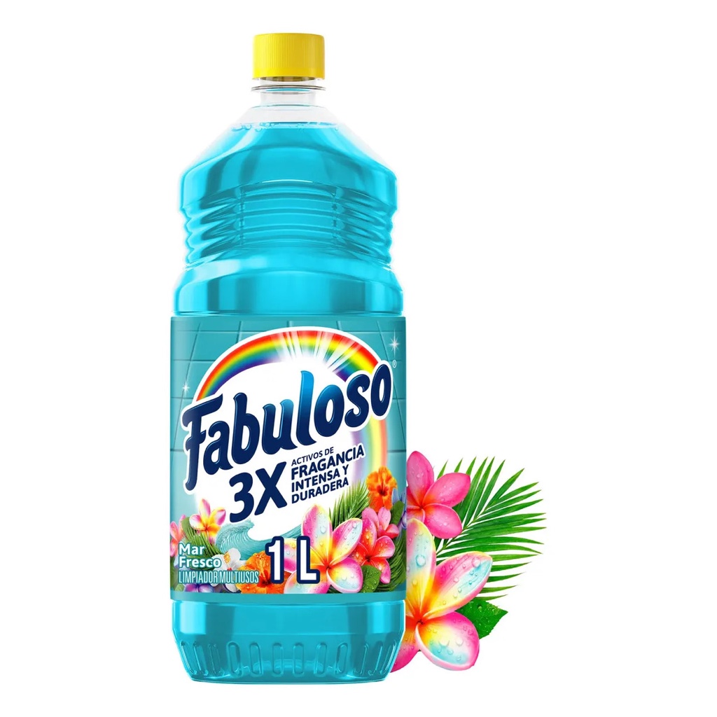Limpiador Líquido Fabuloso Mar Fresco 1L