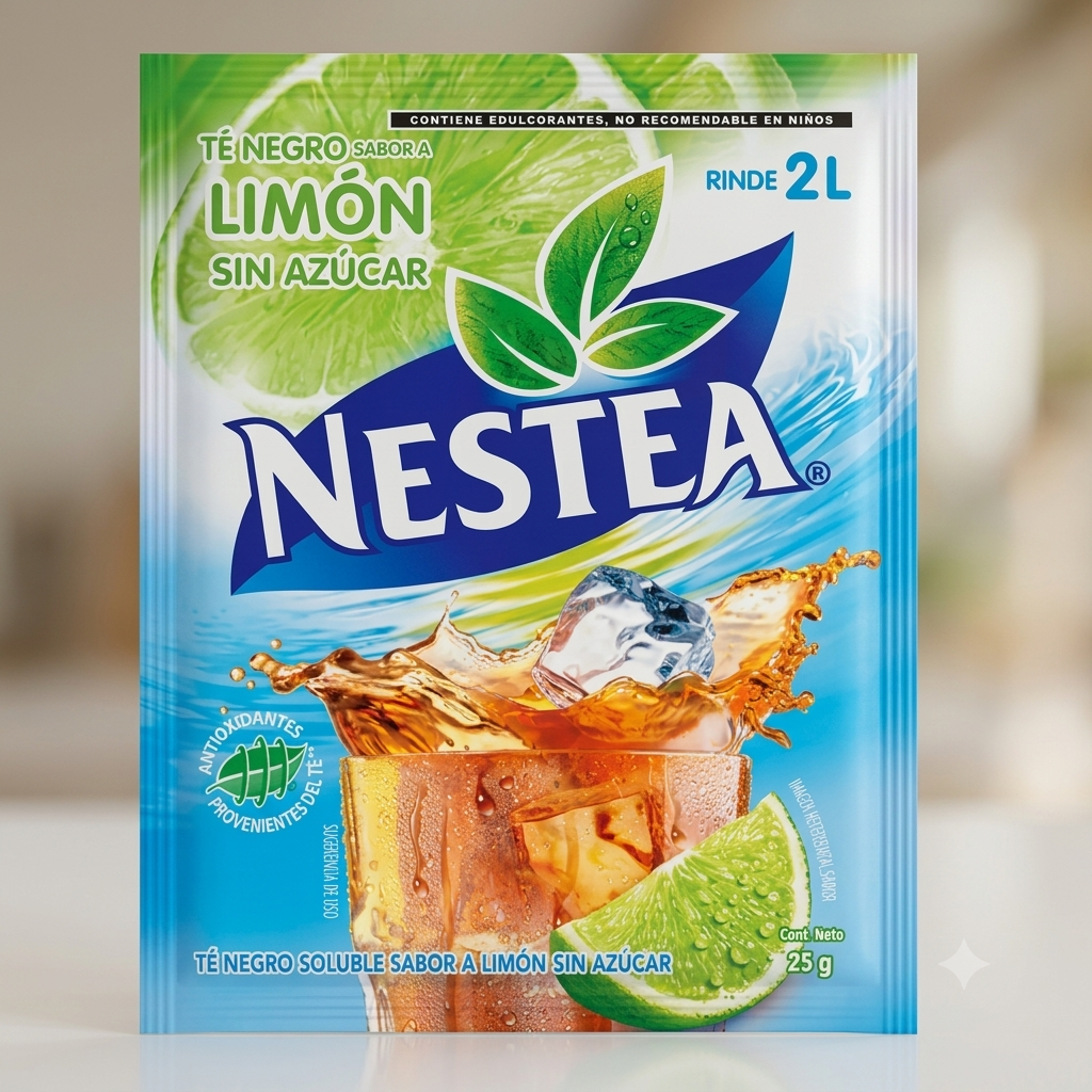 Concentrado en Polvo Nestea Te Negro Sabor Limón 25g