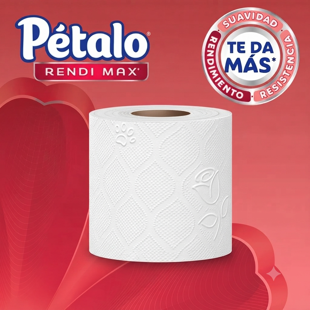 Papel Hig. Pétalo (Pieza Rollo) 500 hojas