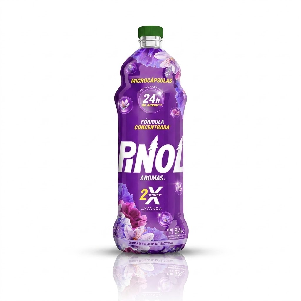 Limpiador Líquido Pinol Aromas Lavanda 828ml