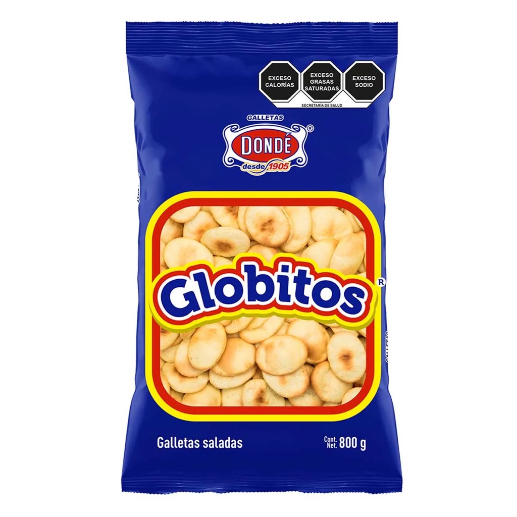 Galleta Donde Globitos 800g