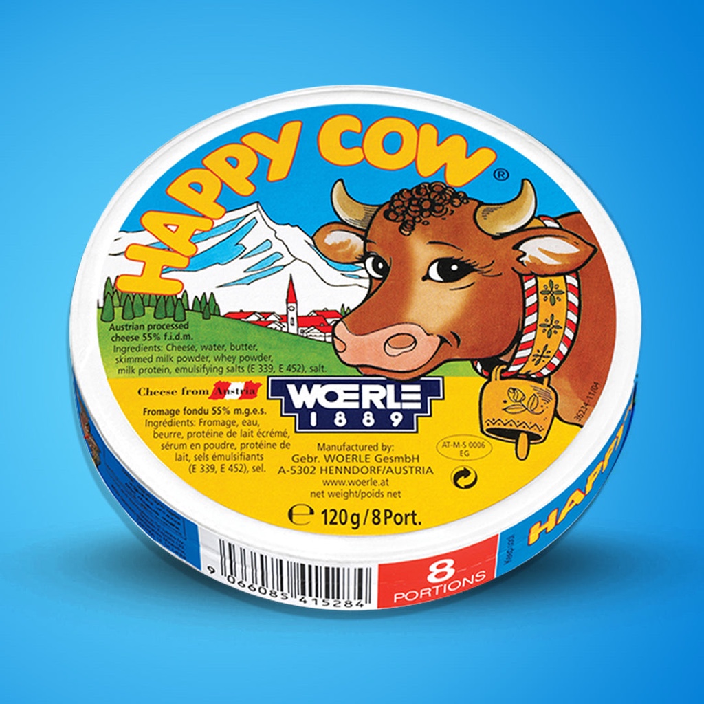 Queso Happy Cow 8 Piezas