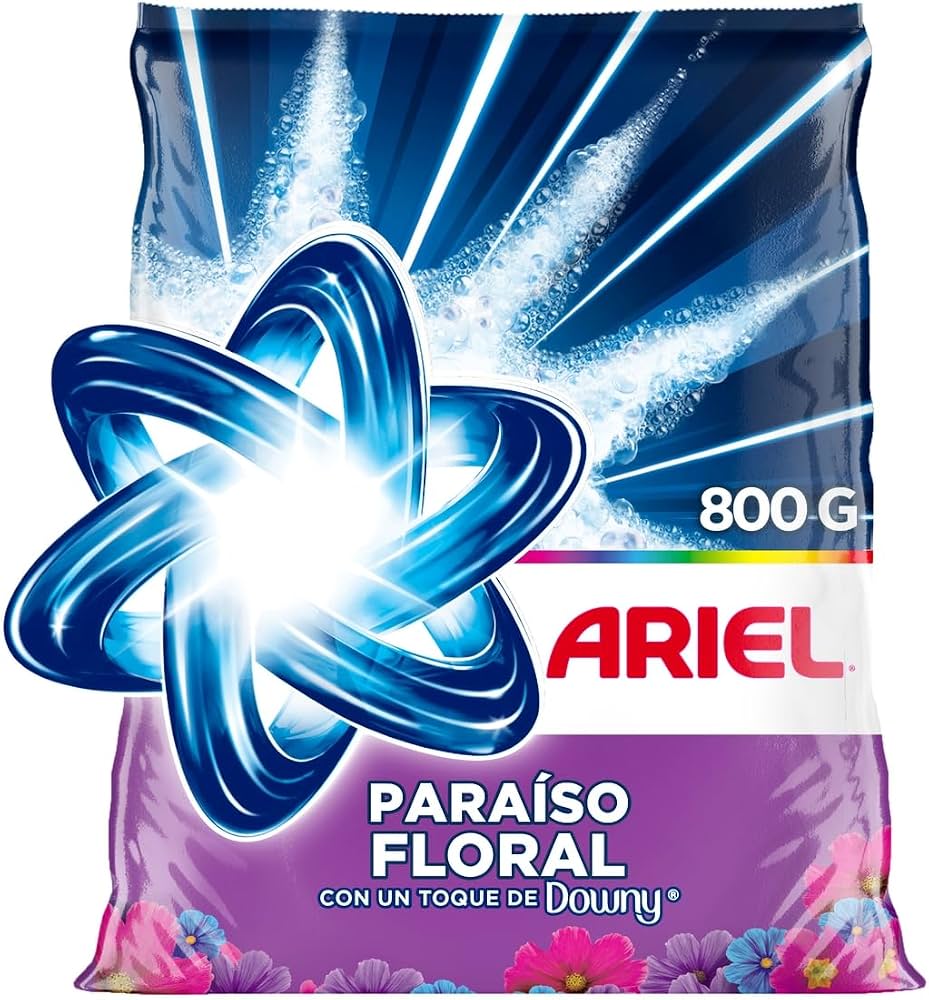 Detergente En Polvo Ariel Floral 800g