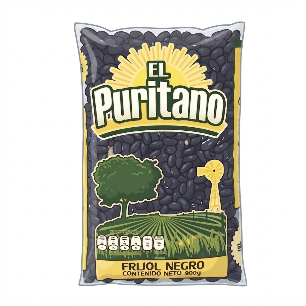 Frijol Negro El Puritano 900g