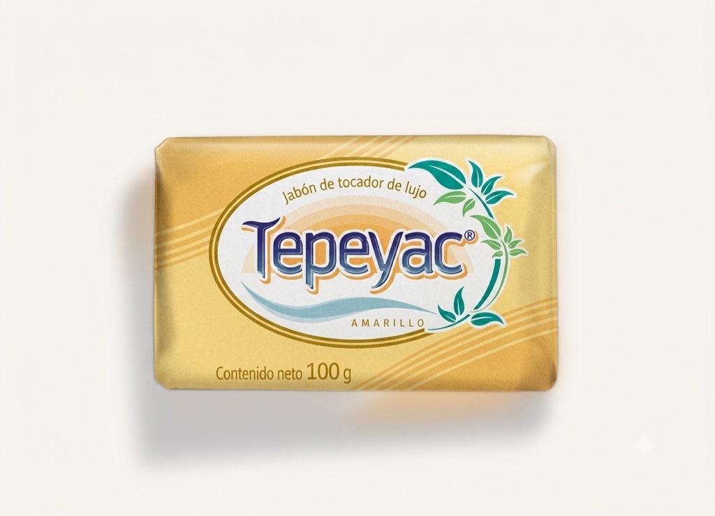 Jabón de Tocador Tepeyac Amarillo 100g