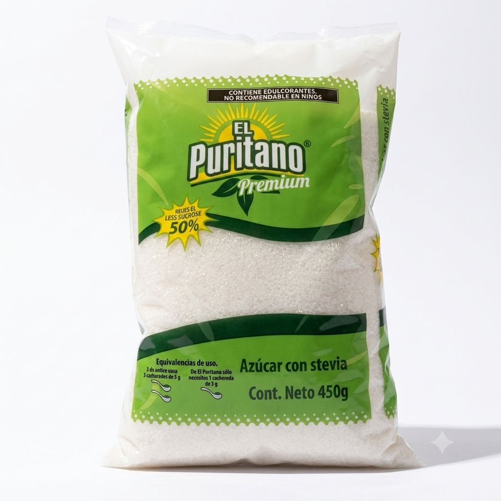 Azúcar Con Stevia El Puritano 500g