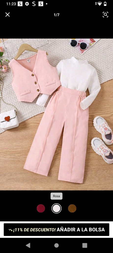 Genkimix Kids Conjunto de fiesta de primavera/otoño para niña