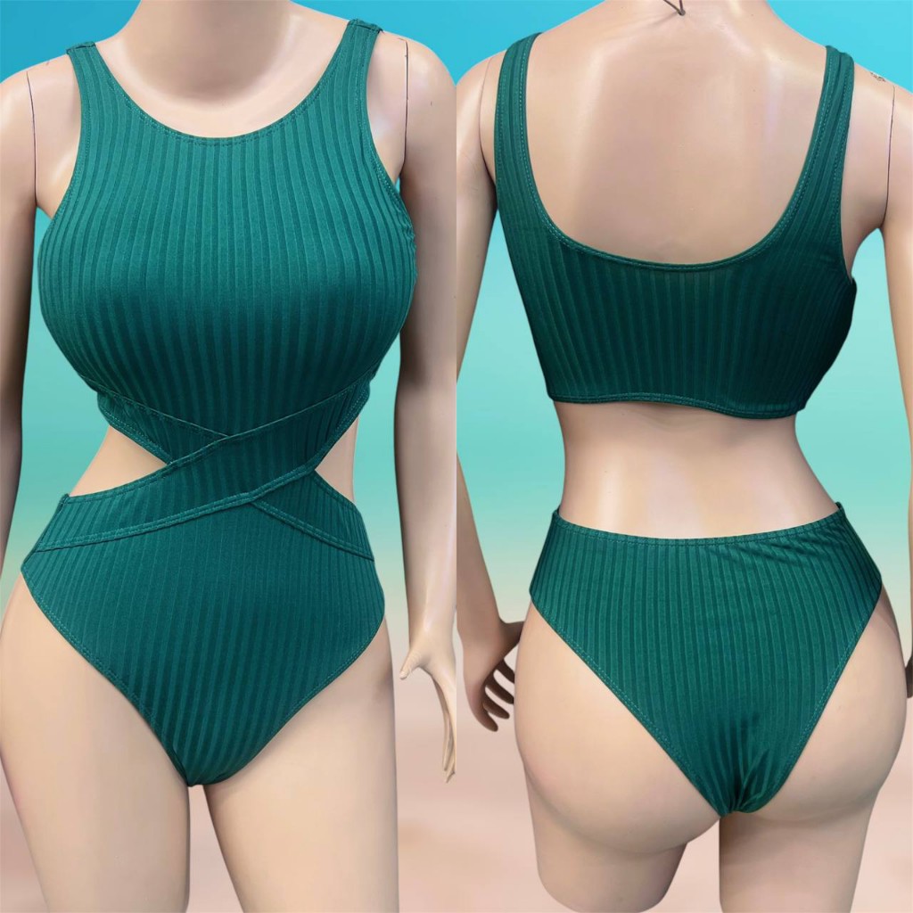 Talla S, Verde Esmeralda trikini