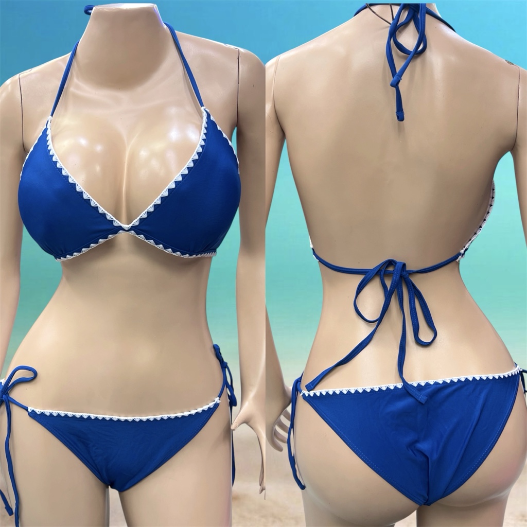 Talla M, azul royal bordado