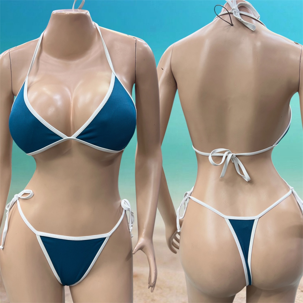 Talla S, Azul zafiro/blanco