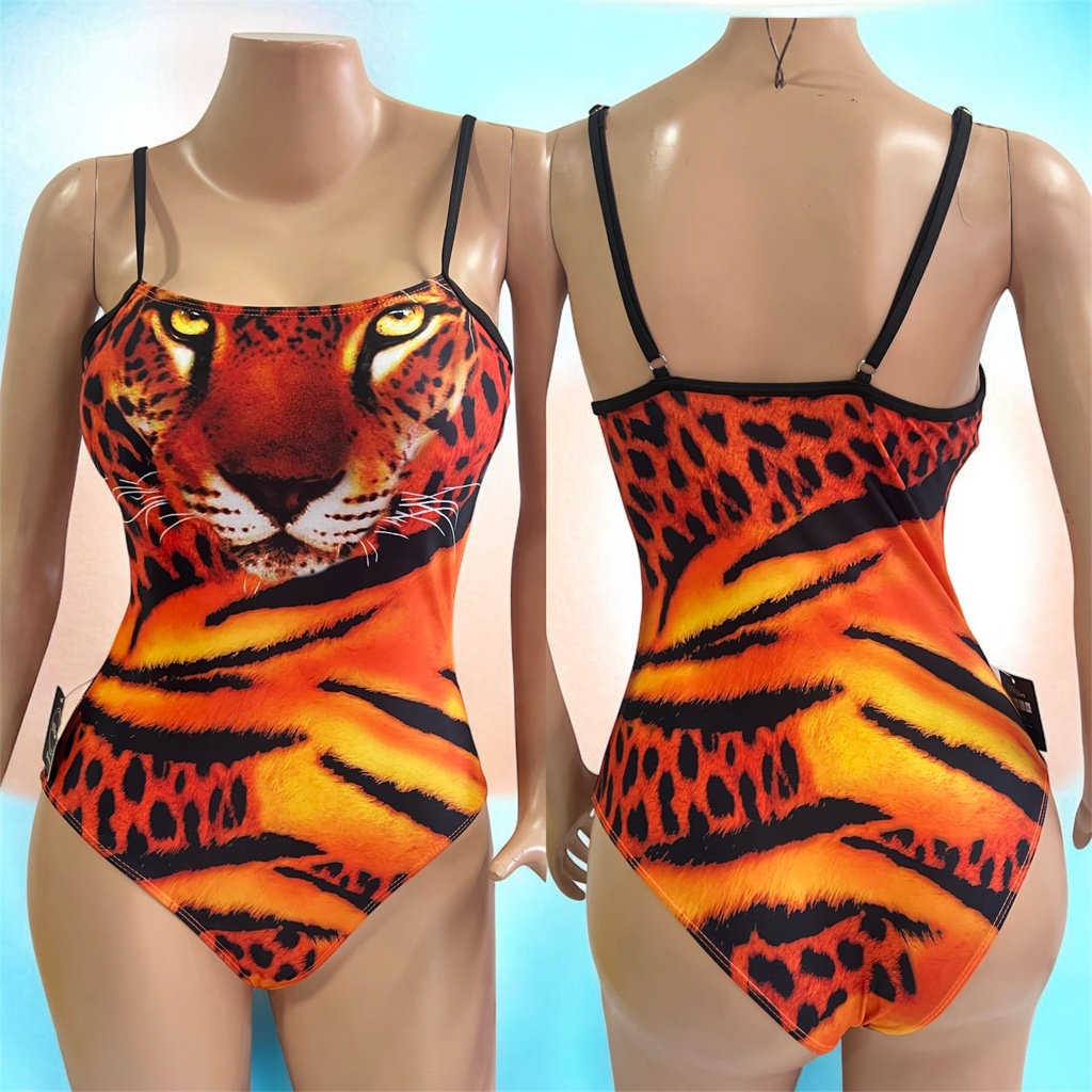 Talla M, enterizo tigre