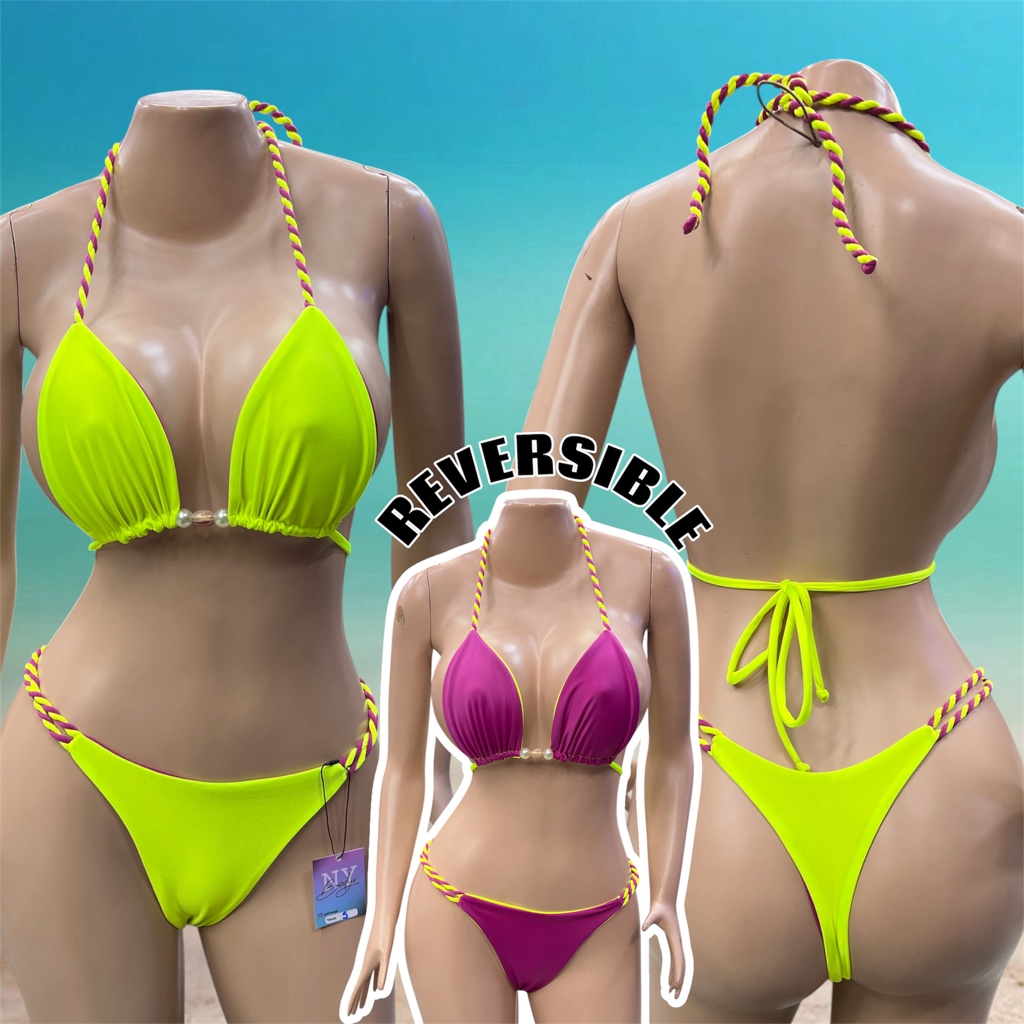 Talla S, neón reversible entorchado