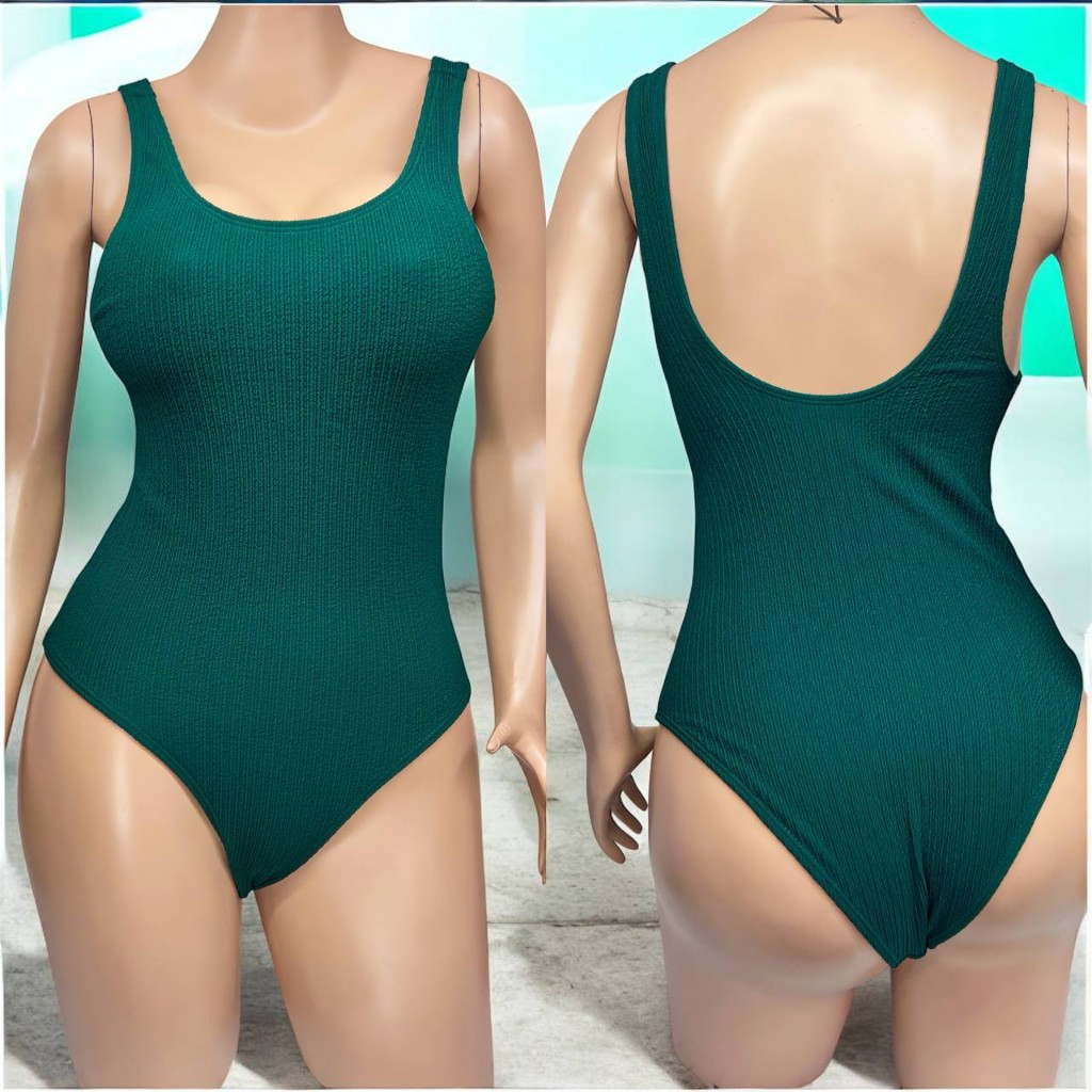Talla S, enterizo Lycra texturizada