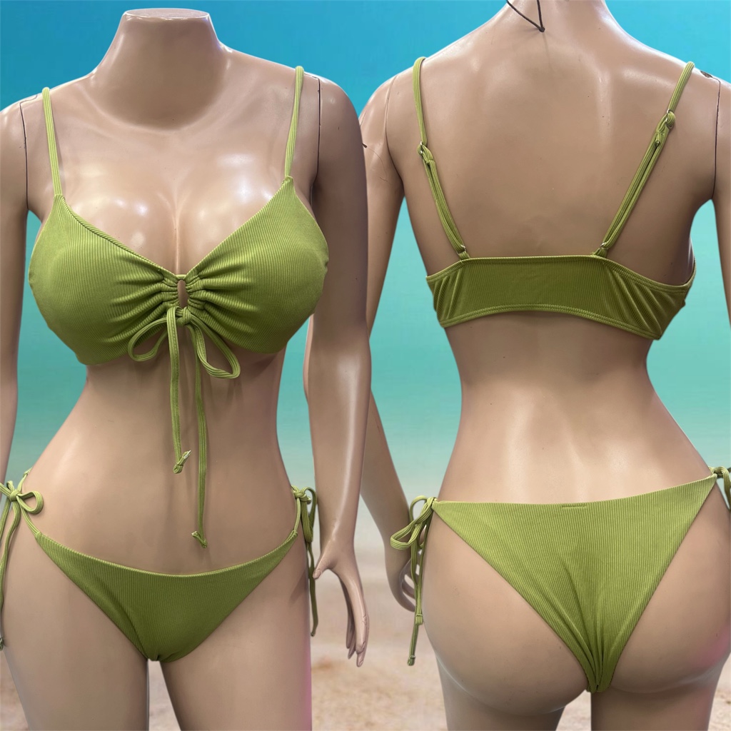 Talla M, Verde acanalado
