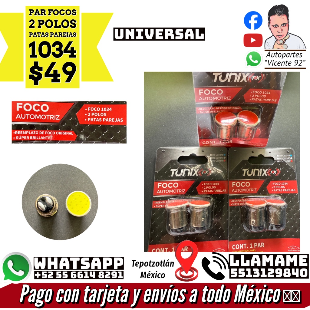 FOCO 2 POLOS P/P 1034