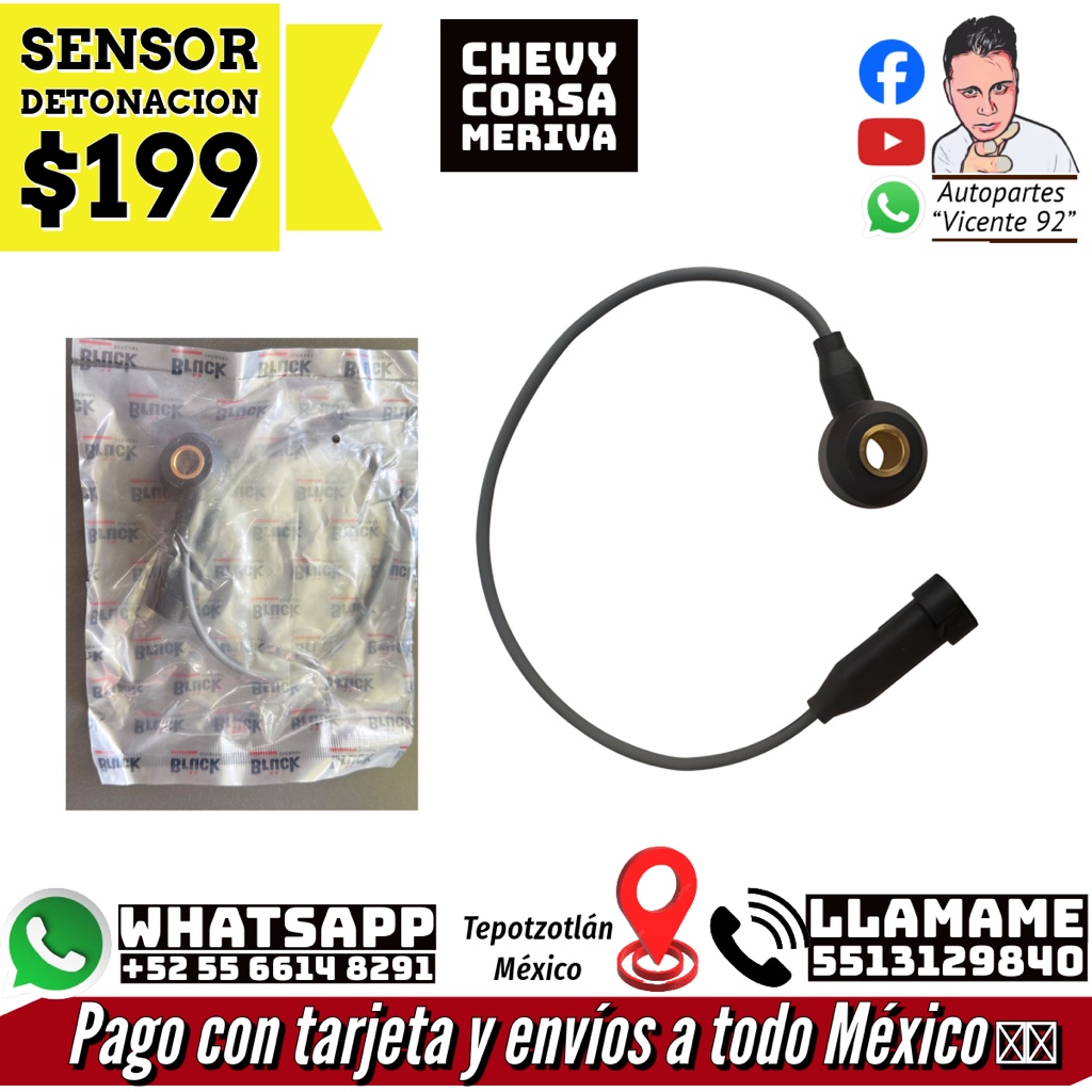 SENSOR DETONACION CHEVY CORSA MERIVA