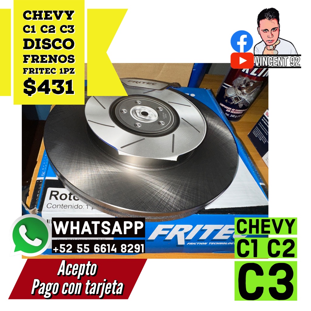 DISCO FRENO CHEVY FRITEC (1PZ