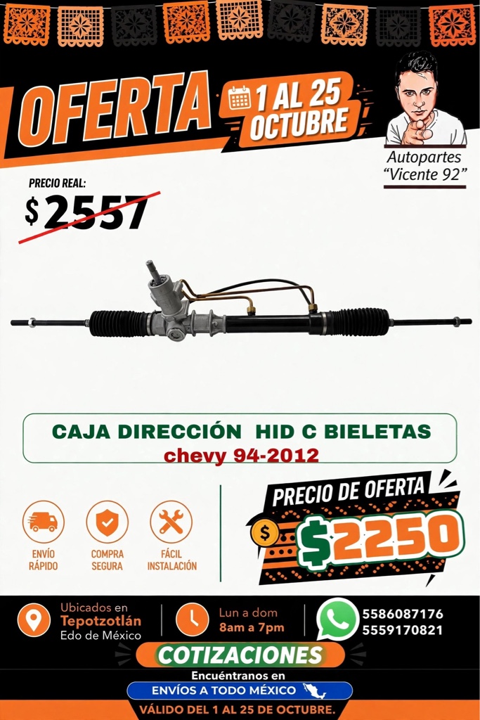 CAJA DE DIRECCION HIDRAULICA
