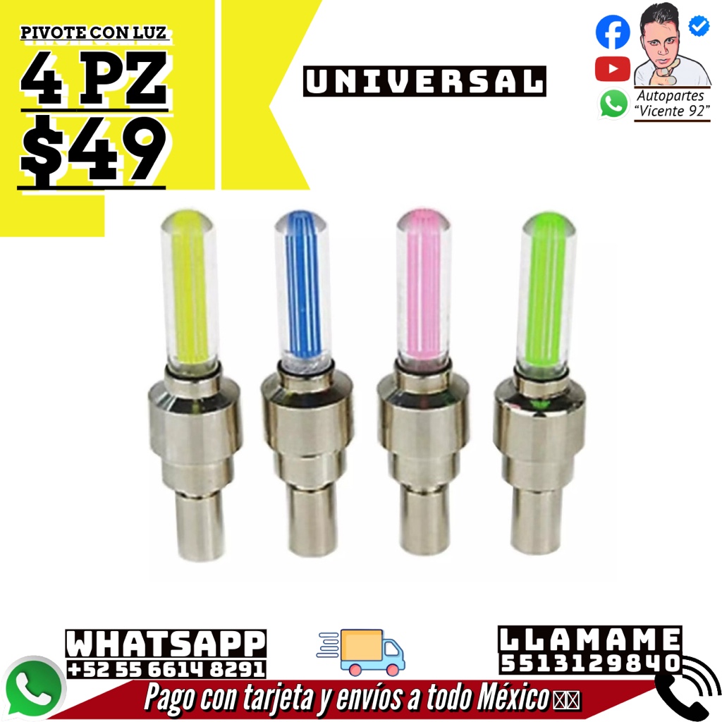 TAPON PIVOTE CON LUZ 1PZ