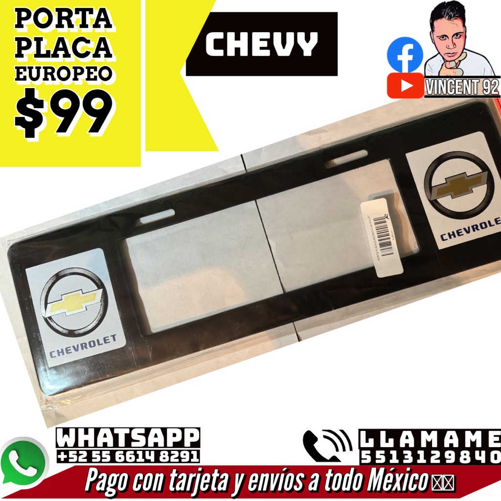 PORTA PLACA EUROPEO