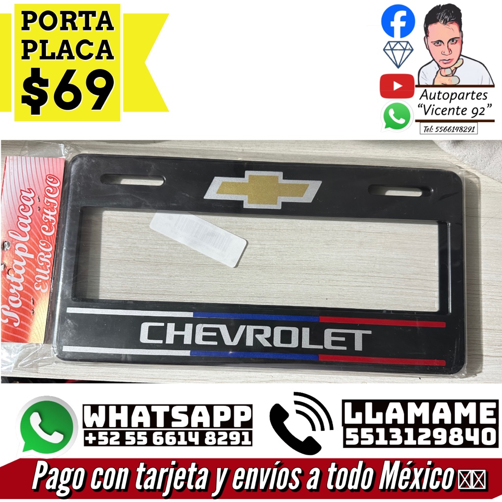PORTA PLACA TODOS