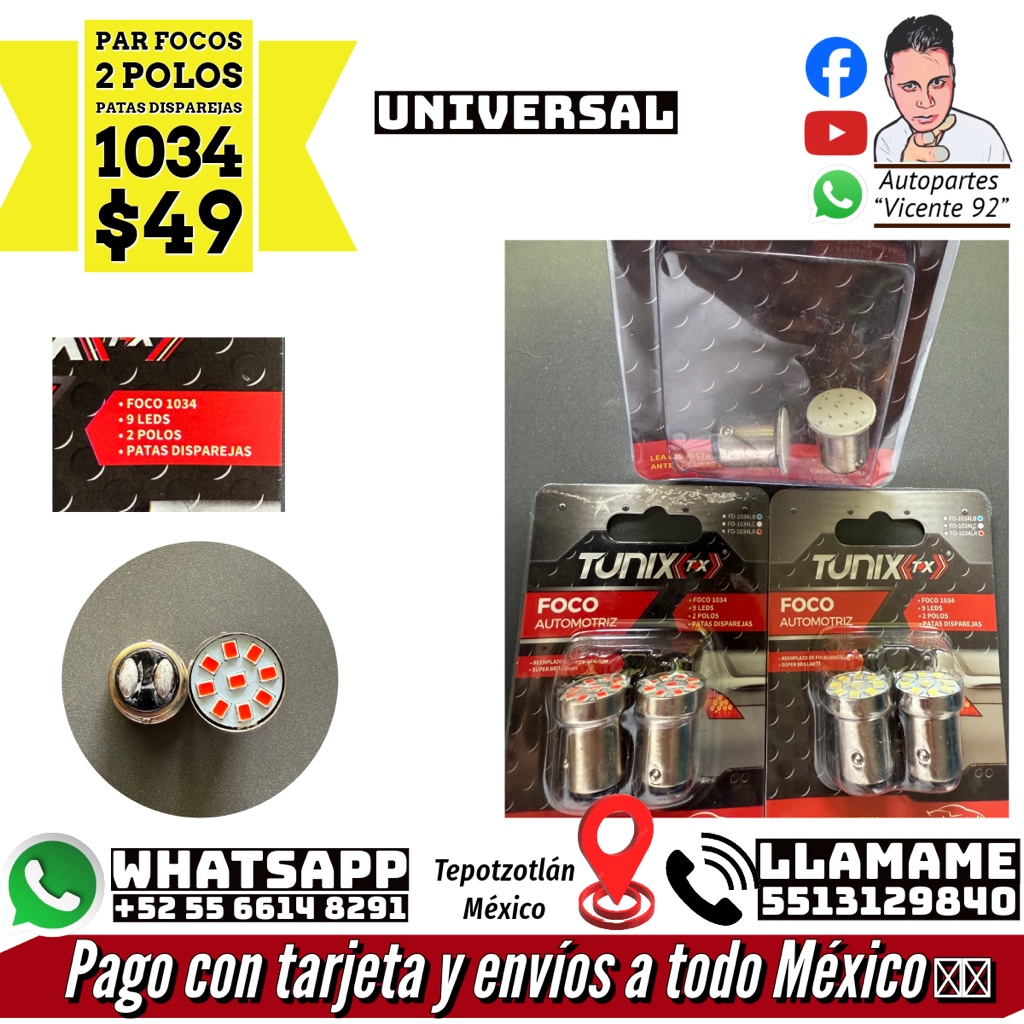 FOCO 2 POLOS P/D 1034