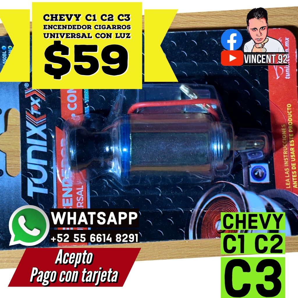 ENCENDEDOR DE CIGARROS UNIVERSAL