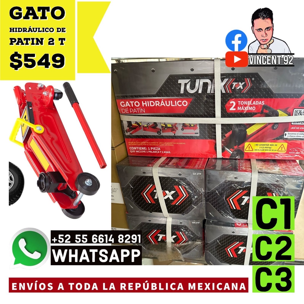 GATO HIDRAULICO 2 TONELADAS