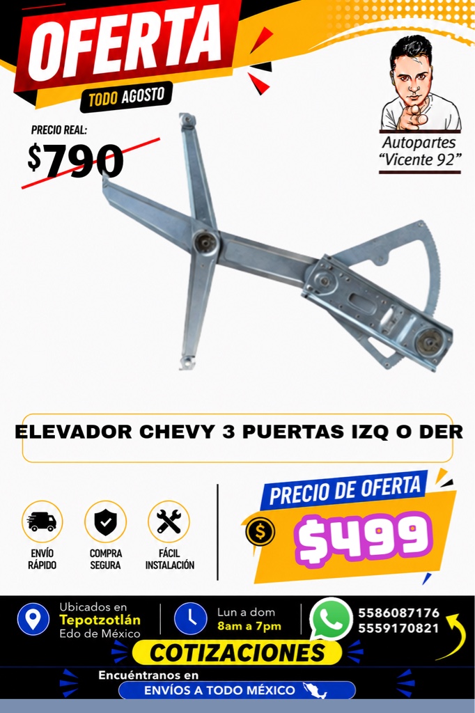 ELEV DEL IZQ 2PTS /65