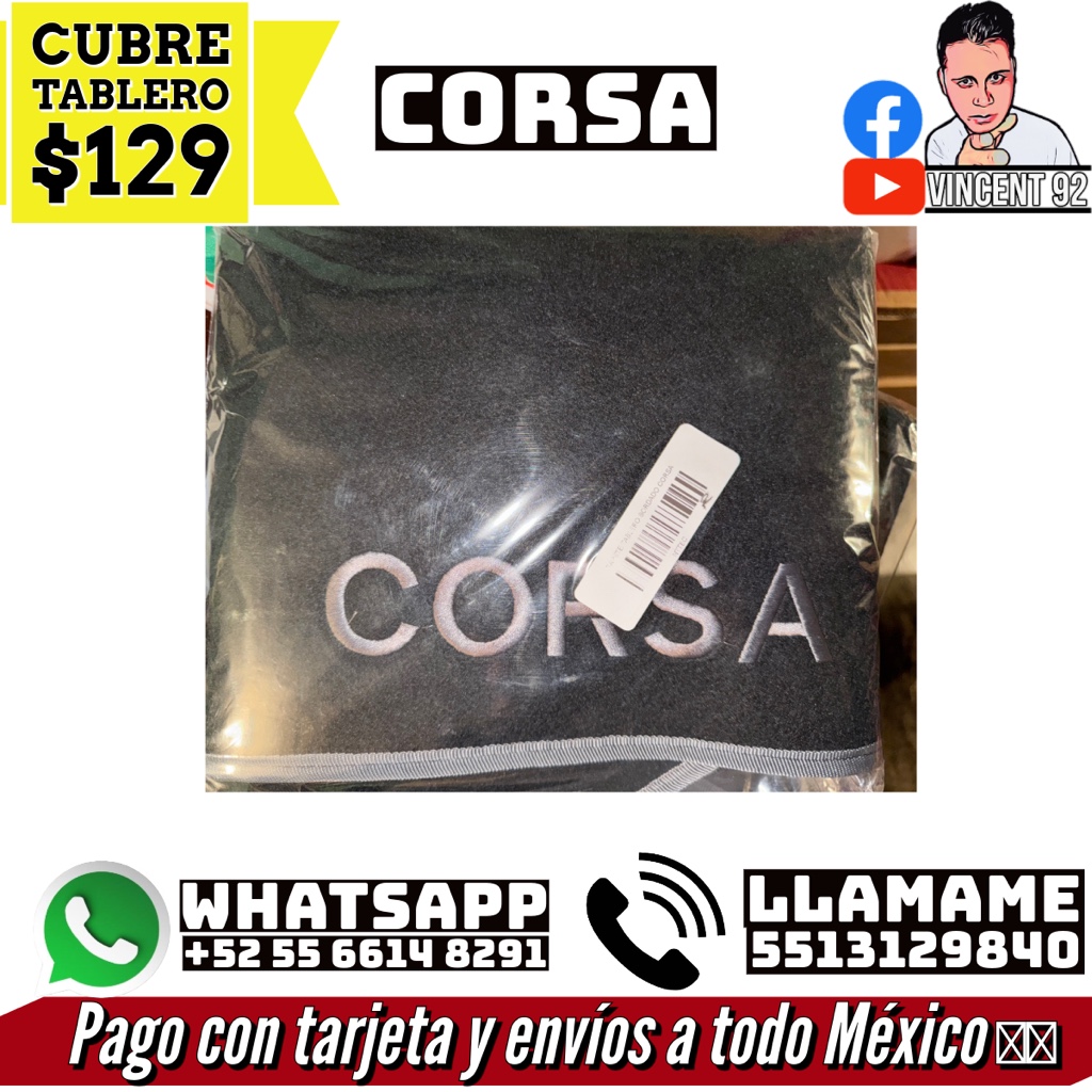 CUBRE TABLERO CORSA