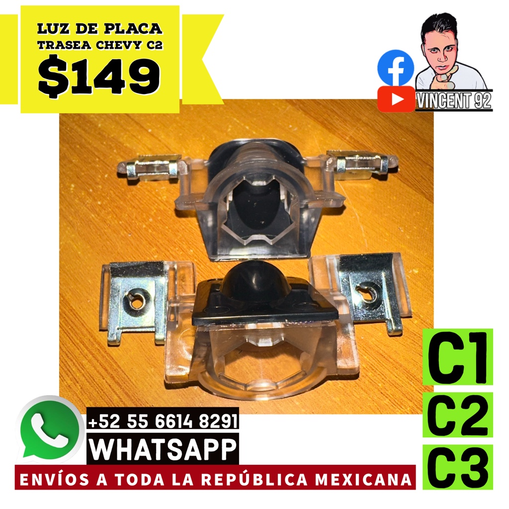 LUZ DE PLACA C2 y C3