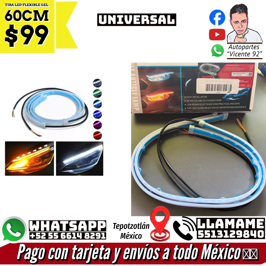 TIRA LED FLEXIBLE GEL 60CM