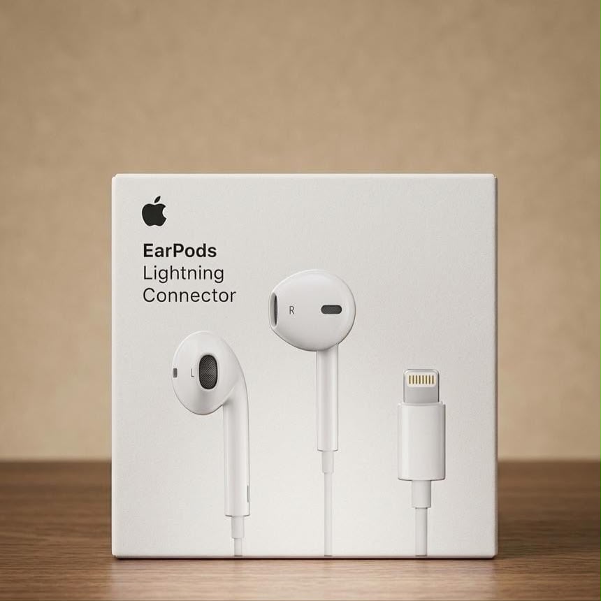 Audífonos de cable Lightning para iPhone
