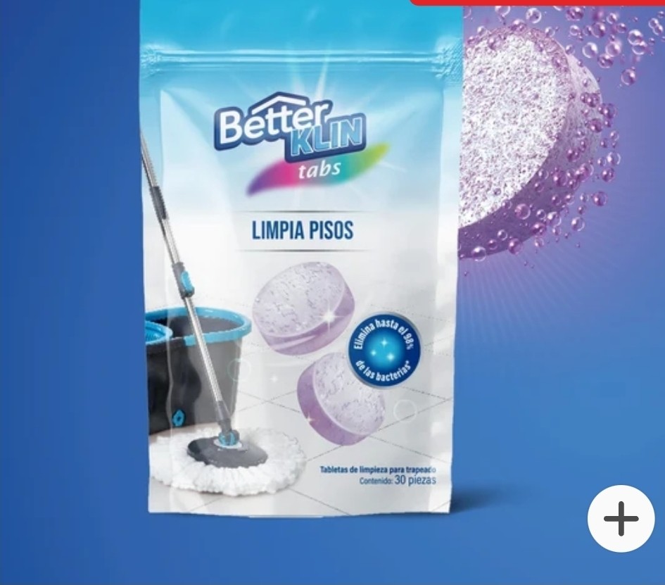 Better KLIN tabs limpia pisos