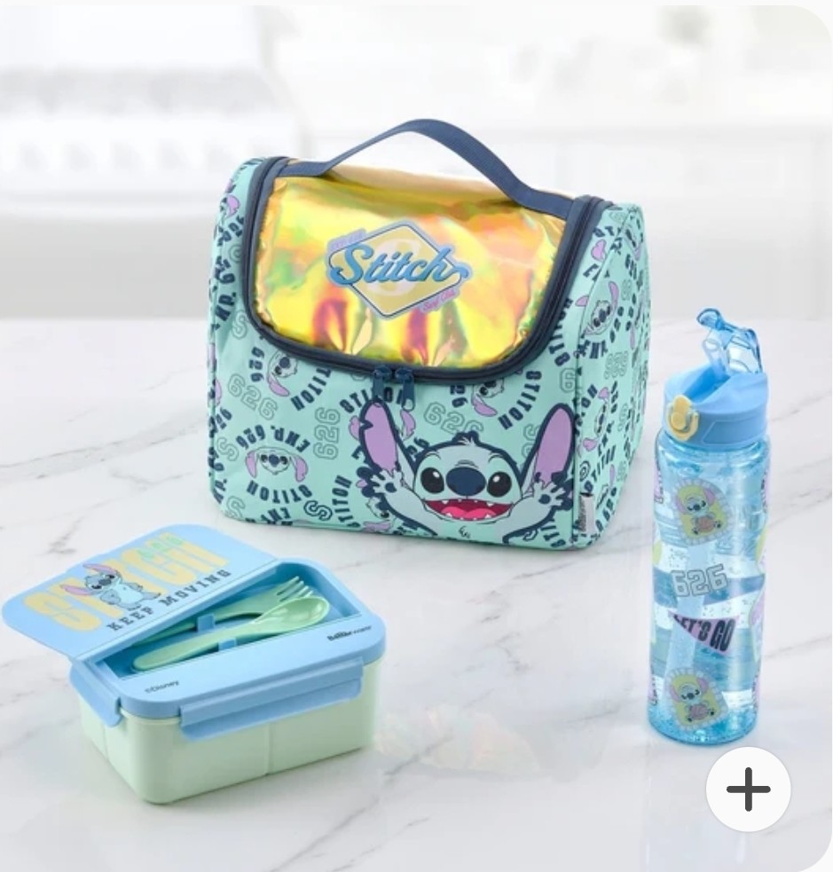 Lonchera Stitch turquesa