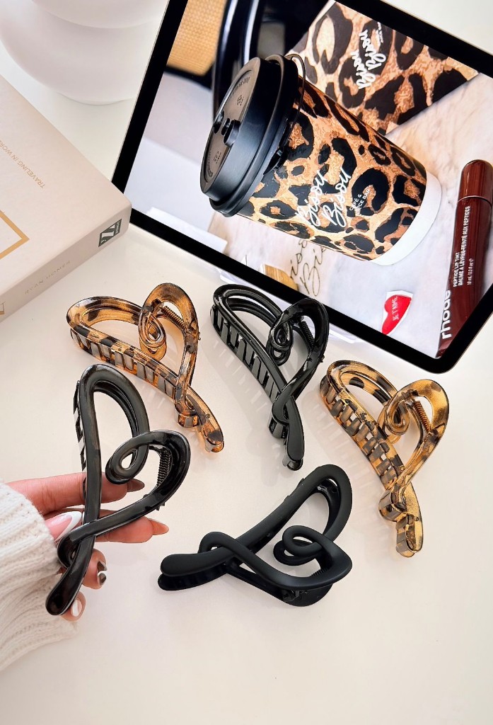 Pinza para cabello corazón