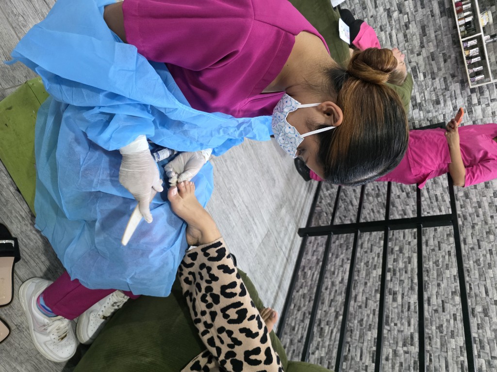 Carrera de pedicure
