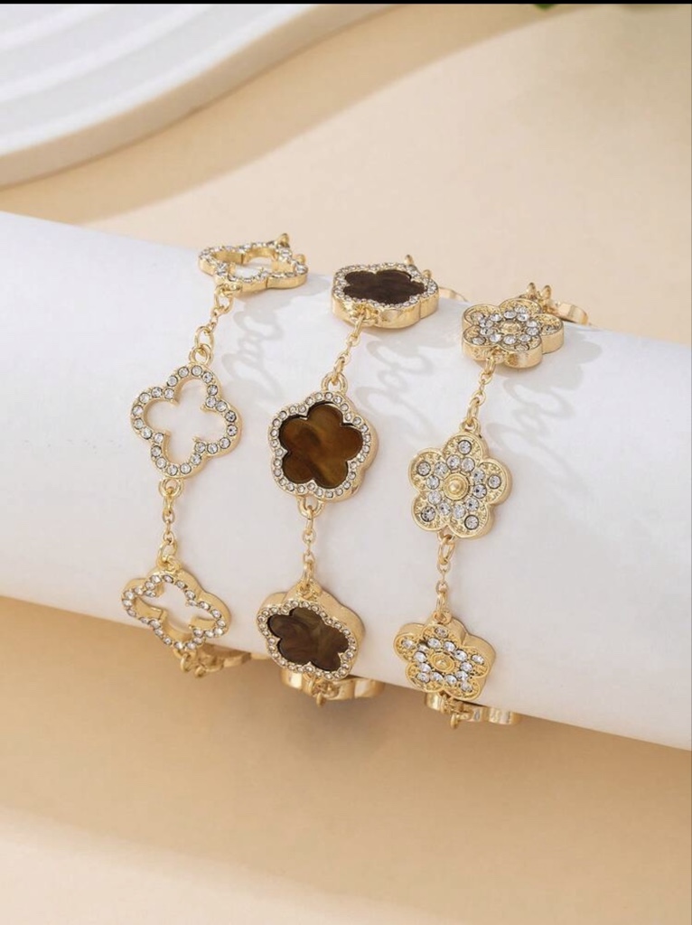 Set de 3 pulsera elegantes