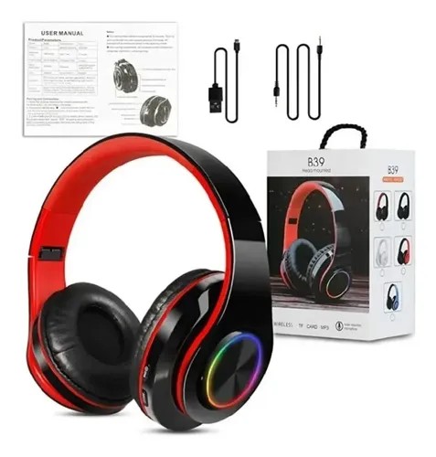 Audifonos orejeras B39 rojos