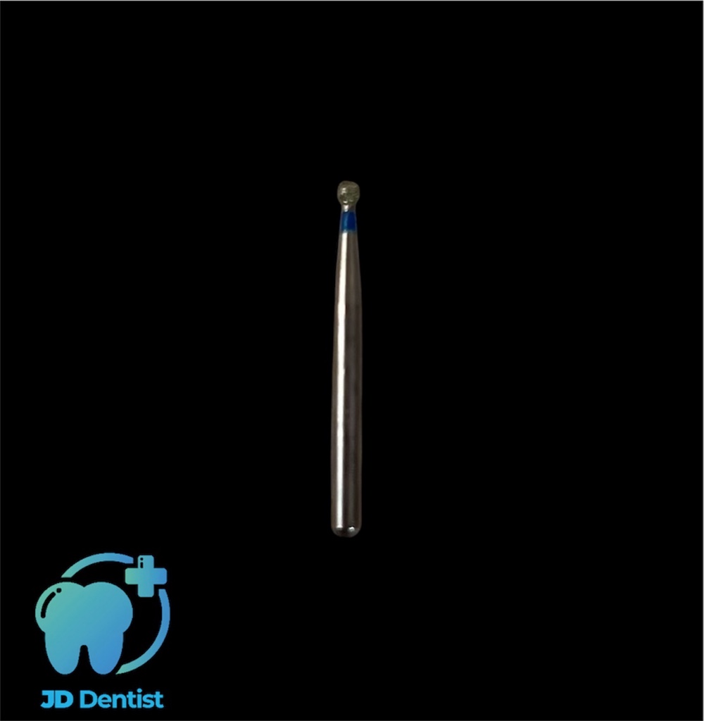 Fresa redonda azul