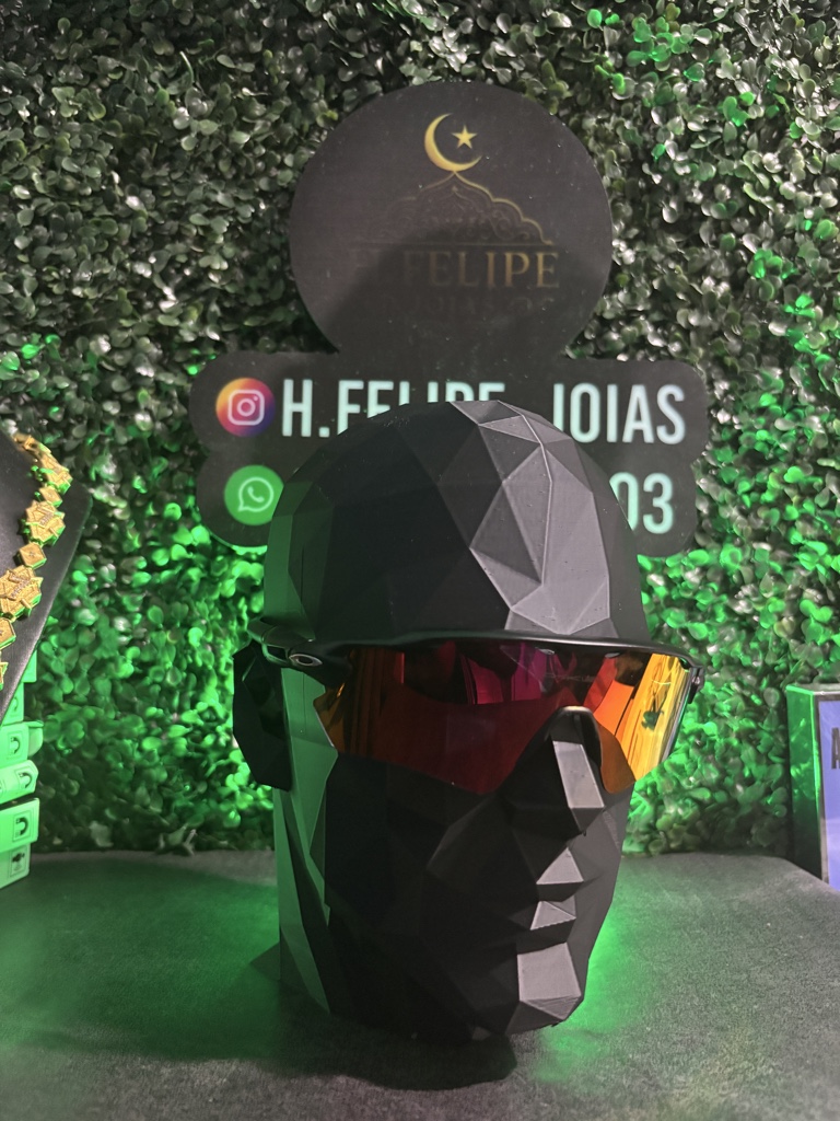 Óculos Felipe preto espelhado