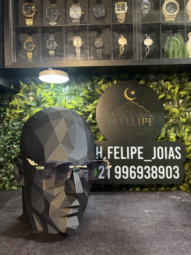 Óculos H. Felipe dourado