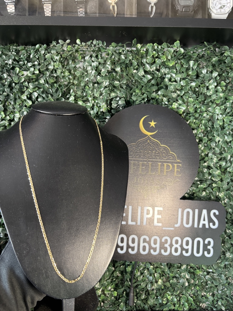 Corrente dourada Felipe Joias