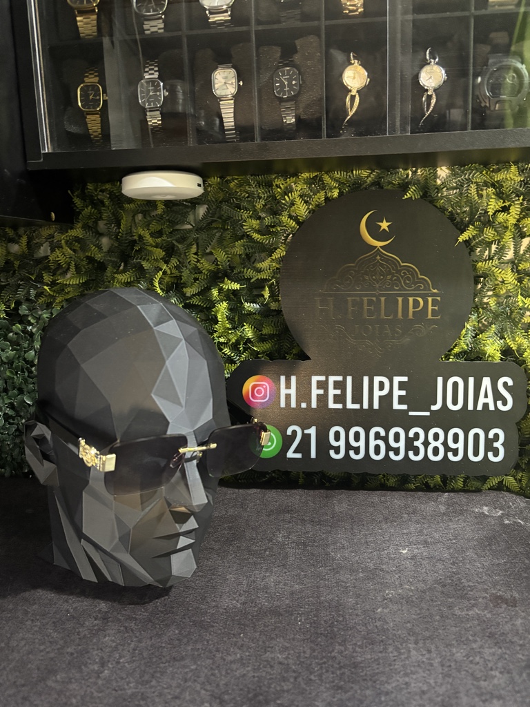 Óculos escuro dourado