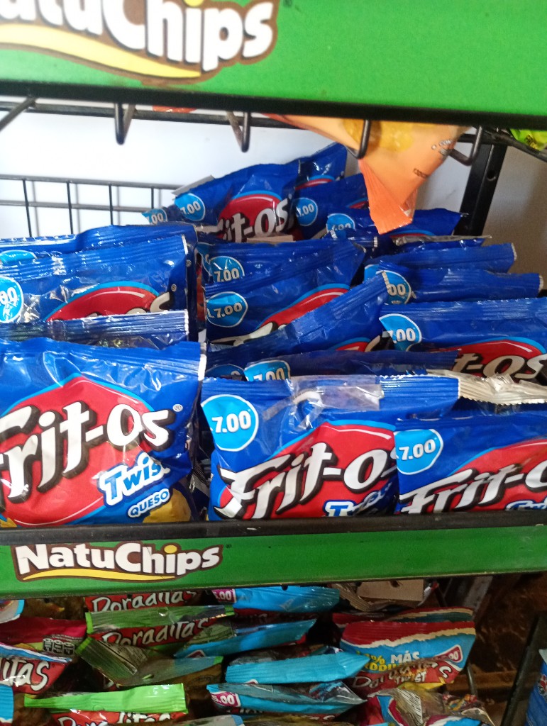 Frito azul
