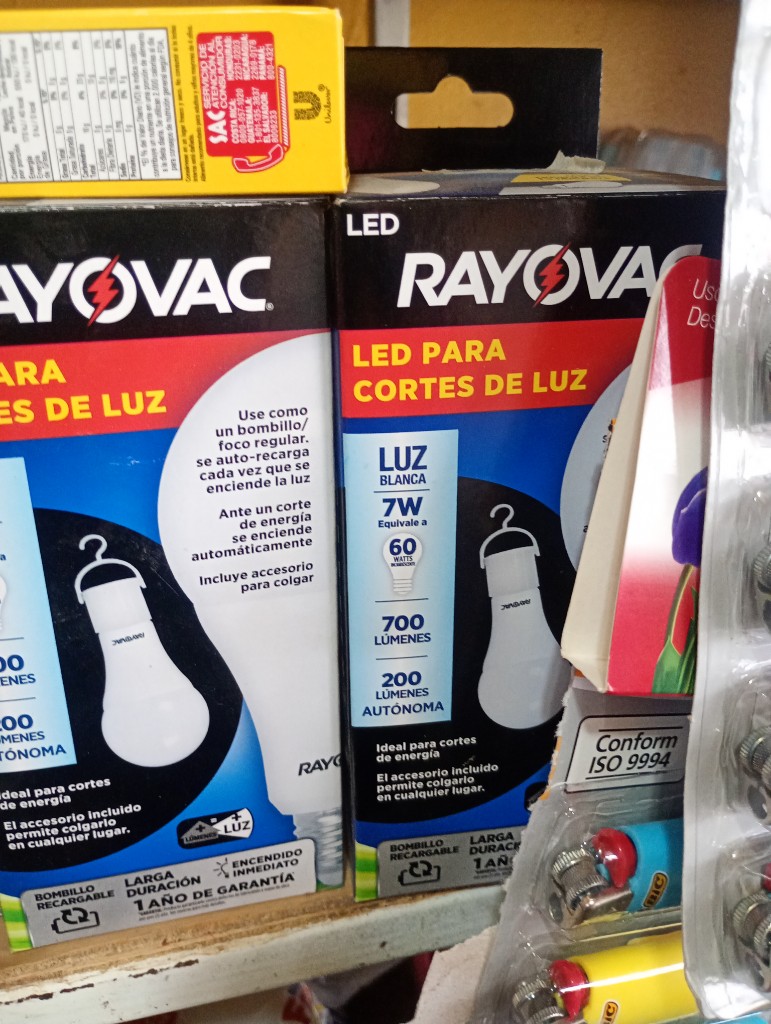 Foco grande rayo bac
