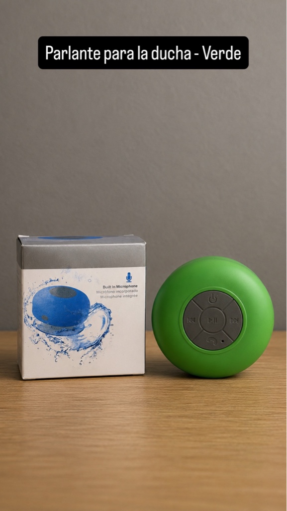 Parlante para la ducha - Verde