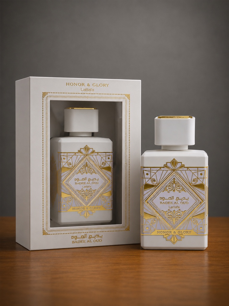 Honor & Glory Lattafa perfume blanco