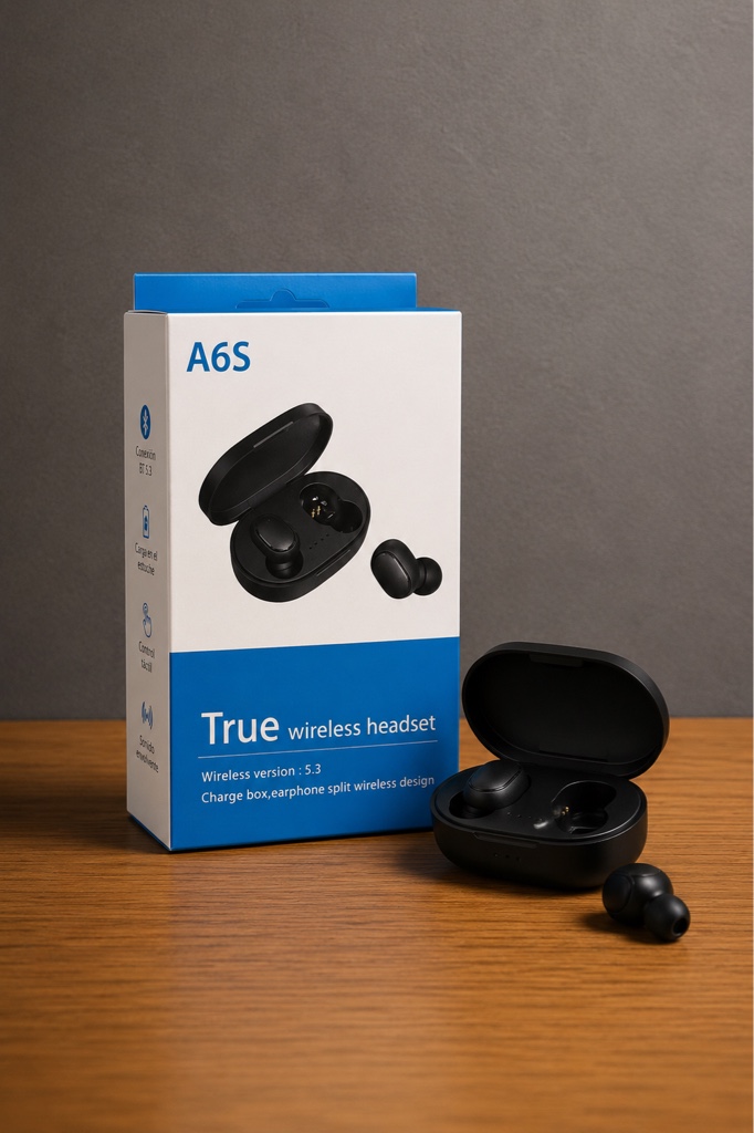 AURICULAR A6S - NEGRO